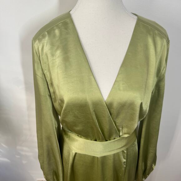 ELLIATT Revolve Kai Maxi Dress Women L Green Formal Wedding Guest Gown Timeless - Picture 5 of 16
